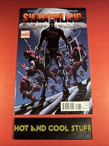 Shadowland #1 2nd Print NM 9.4 Daredevil New Black Costume Disney Plus Bullseye - Picture 1 of 2