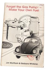 Vintage Booklet Forget the Gas Pumps  Make Your Own Fuel 1979 Wortham & Whitener - Picture 1 of 3