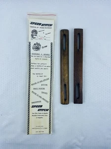 "Switch It" Wooden Purse Handles 2 pack 8" Walnut Tone New In Package - Picture 1 of 9