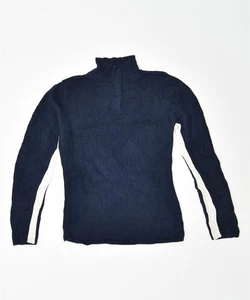TOMMY HILFIGER Girls Button Neck Jumper Sweater 15-16 Years Large Blue BV04 - Picture 1 of 3