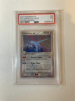 PSA 7 NM Salamence EX Pokemon 2007 Power Keepers #96 - Image 1 of 2