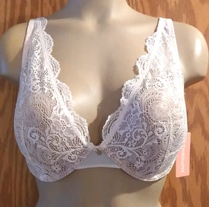 ThirdLove BH Damen 34 E Spitze Kontur Plunge Bügel verstellbare Träger 34E - Bild 1 von 11