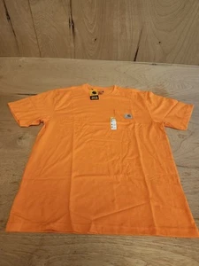 Carhartt K87 Loose Fit Orange Large Kurzarm Heavy Weight Pocket T-Shirt Neu mit Etikett - Bild 1 von 7