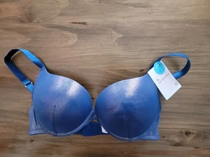 C & A BH Push Up Bra Größe 80 C in Blau - NEU - - Bild 1 von 13