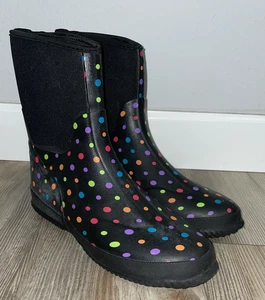 Western Chief DITSY DOT NEOPRENE Polka Dots Gummi Halbhohe Stiefel Damengröße 8 - Bild 1 von 7