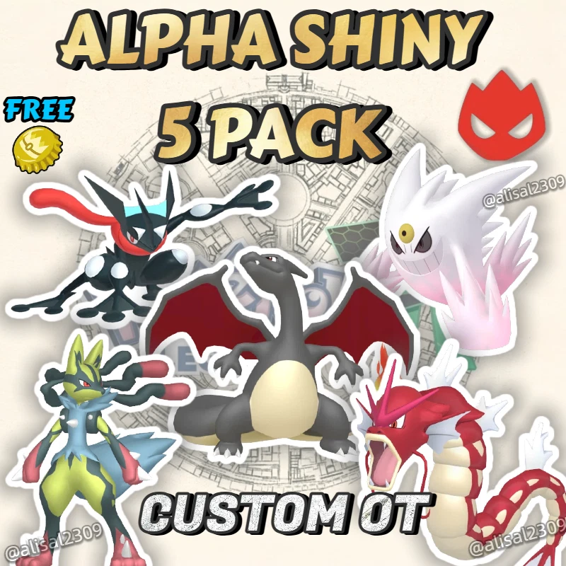 POKEMON LEGENDS ZA✨Gyarados Lucario Charizard Gengar Greninja✨6IV ALPHA SHINY - Image 1 of 1