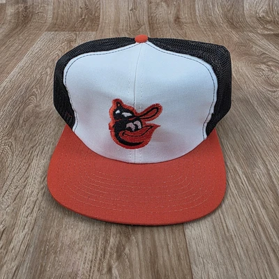 Vintage Baltimore Orioles Hat Cap Snap Back Mesh Trucker MLB Baseball Mens 90s - Image 1 of 4