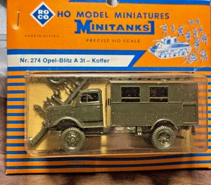 Roco Mintanks Z-274 Opel Command Radio 3,6 Tonnen Lima35 Original 1/87 - Bild 1 von 2