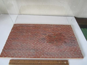 PRO BUILT MUSEUM QUALITY 1/12 Display Case W/ Real Brick Base For MFH Revell - Picture 1 of 7