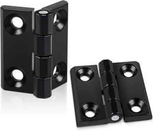 Scharniere Klappbar Schwarz 4 Stück 40x40x5 mm Zinklegierung Klein - Bild 1 von 7