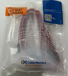 Cable Matters 3-Pack 24” SATA III 6.0 gbps Cable - Picture 1 of 2