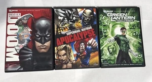 DC Universe Animated Original Movie Set Of 3 (DVD) Includes Justice League Doom - Picture 1 of 5