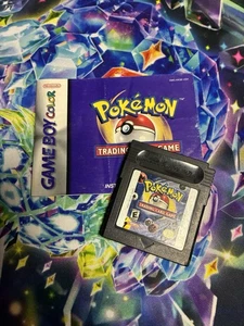 Juego de Cartas Coleccionables Pokemon y Folleto Nintendo GBC Game Boy Color 2002 Probado - Imagen 1 de 4