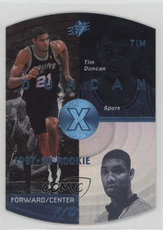 Upper Deck Tim Duncan Basketball Rookie Sports Trading Cards