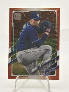 2021 Topps Update Orange Foilboard #US184 Blake Snell /299 Tampa Bay Rays - Picture 1 of 2