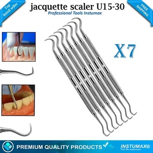 Instrumentos dentales Towner Jacquette Scaler U15/30 Escalador de hoz mango hueco - Imagen 1 de 6