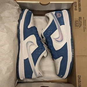2023 Nike SB Dunk Low Pro QS Born x Raised One Block At A Time FN7819 400 10.5 - Picture 1 of 8