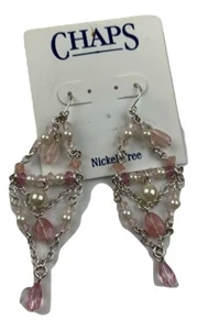 Chaps Dangle Earrings Chandeliers womens - Picture 1 of 4