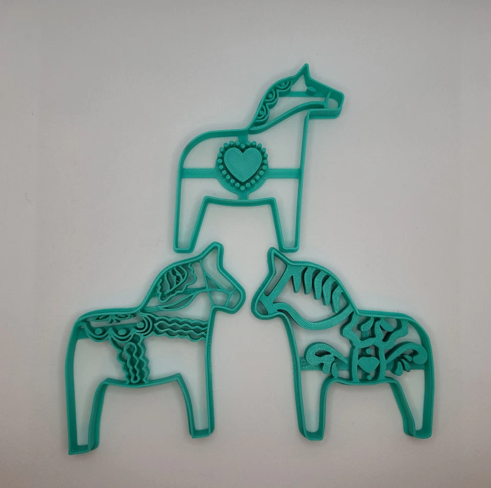 Ausstecher Dalapferd Weihnachten Förmchen Pferd - Bild 1 von 1