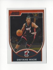2007-08 Bowman Chrome #3 Dwyane Wade Heat