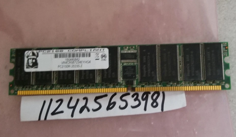 VIKING 2GB 2RX4  PC2100R DDR-667 128X4 CL2.5 2.5VOLT ECC RDIMM VR4CR567224EYHG4 - Image 1 of 1