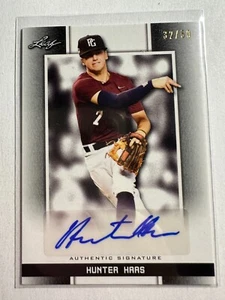 K109,385 - 2019 Leaf PG National Showcase Auto Black #BAHH1 Hunter Haas #/50 - Picture 1 of 1