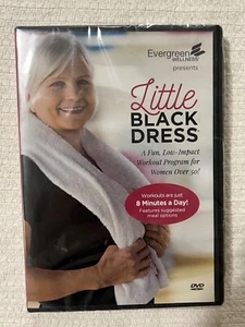 Evergreen Wellness Little Black Dress Low Impact Workout Women Over 50 DVD NEW - Foto 1 di 1