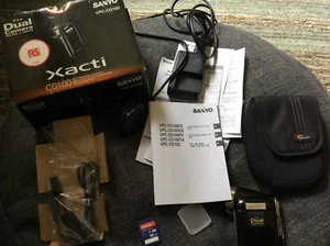 Sanyo Xacti VPC-CG100 - 1080 HD Digital Video Camera Camcorder & Charger 14 Mega - Picture 1 of 20
