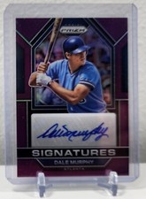 🔥 2023 Panini Prizm Baseball Dale Murphy Signatures Purple Auto /99 Braves RARE