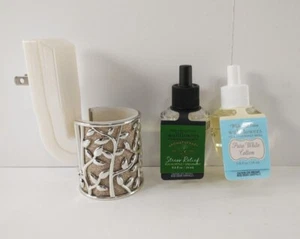 Bath & Body Works WALLFLOWERS Fragrance Diffuser + Eucalyptus & Cotton Refills! - Picture 1 of 8