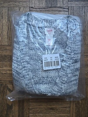 Mossimo Supply Co Cárdigan Suéter Mujer Talla S Gris Mezcla Lana Nuevo en plástico Foto 1 de 4