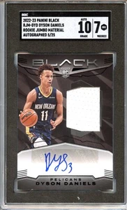2022 Panini Dyson Daniels Rookie Patch AUTO SGC 7 AUTO 10 - Foto 1 di 1