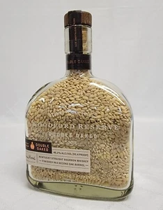 Bourbon Woodford Reserve Double Oaked Empty Bottle w Pearled Barley Barware - Picture 1 of 6