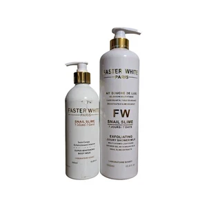 Faster White Snail Slime Shower Milk And Body Lotion. - Picture 1 of 6