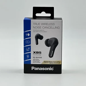 Panasonic ErgoFit True Wireless Earbuds XBS Powerful Bass RZ-B310W Black - Picture 1 of 3