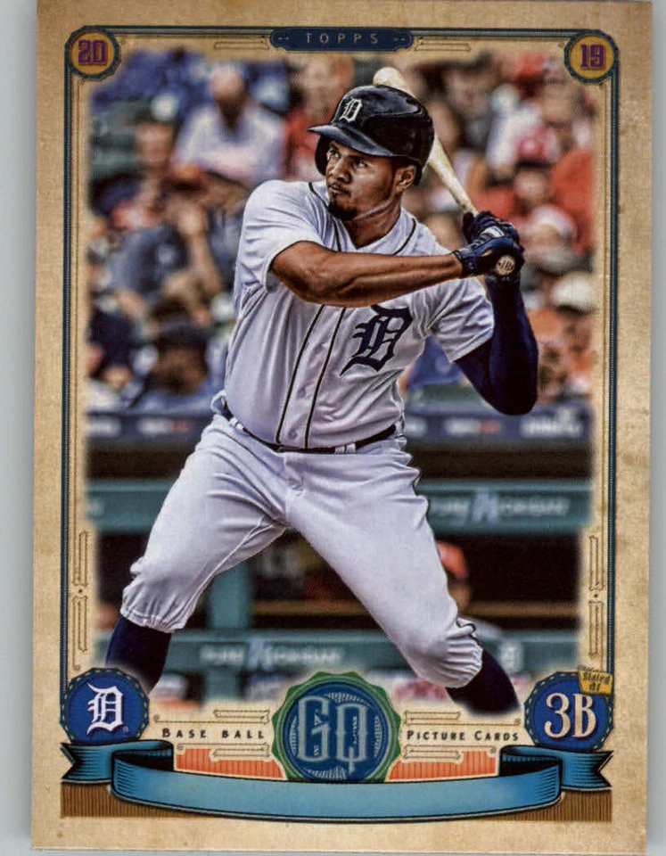 2019 Topps Gypsy Queen Missing Nameplate Parallel JEIMER CANDELARIO Tigers #44 - Image 1 of 1
