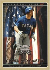 2005 (RANGERS) National Pastime Grand Old Gamers #31 Mark Teixeira