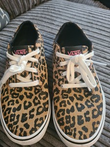 leopard print vans slip ons