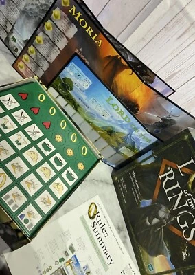 LORD OF THE RINGS J R R Tolkiens Board Game Parker 2000 Content Sealed Unpunched - Image 1 of 4