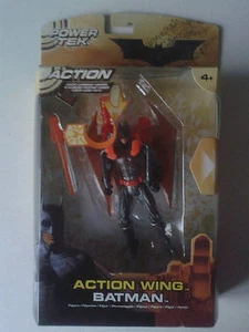 Mattel Power Tek - Action Wing Batman Figurine (Flashing Lights) - New & Sealed - Picture 1 of 3