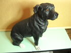 American Staffordshire Terrier, 11" to 12", Hand Painted Dog Figurine