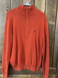Polo By Ralph Lauren 1/4 Zip Sweater, Size Medium, Men’s - Picture 1 of 5
