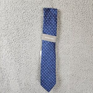 Michael Kors Geometric-Print Tie Men's One Size Navy