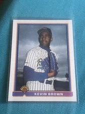 1991 Bowman Baseball Kevin Brown #49 Milwaukee Brewers NJR#1 