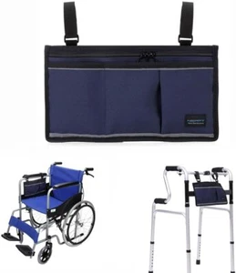 Walker Bag Wheelchair Electric Scooter Bag Armrest Side Organizer Storage Pouch - Picture 1 of 8