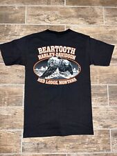 vintage 1998 harley davidson shirt M Beartooth Montana Graphic Tee Grizzly Bear