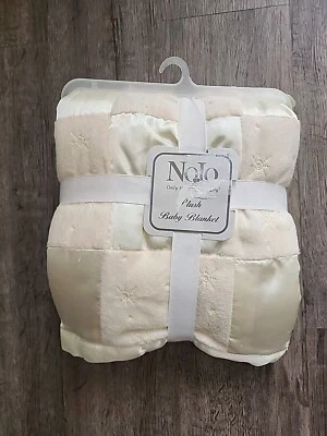 Nojo Baby одеяло плюшевый желтый атлас солнца звезды безопасности новый мальчик или девочка.  - Изображение 1 из 4