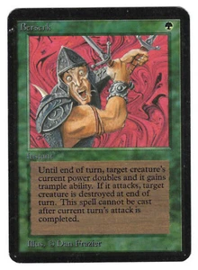 ►Magic-Style◄ MTG - Berserk - ALPHA - EX- - Picture 1 of 2