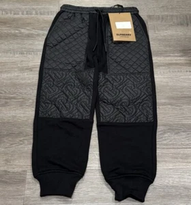 Burberry Timothie Logo Joggers Black Kids Sweatpants Kids Size 6 - Picture 1 of 15