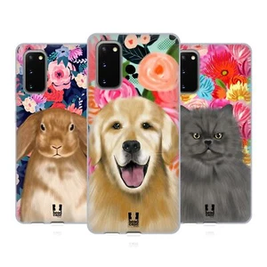 HEAD CASE DESIGNS PETS AND FLORALS SOFT GEL CASE FOR SAMSUNG PHONES 1 - Picture 1 of 10